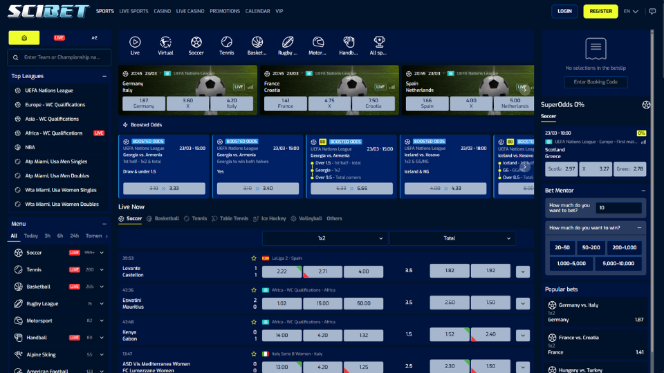 Scibet Sportsbook